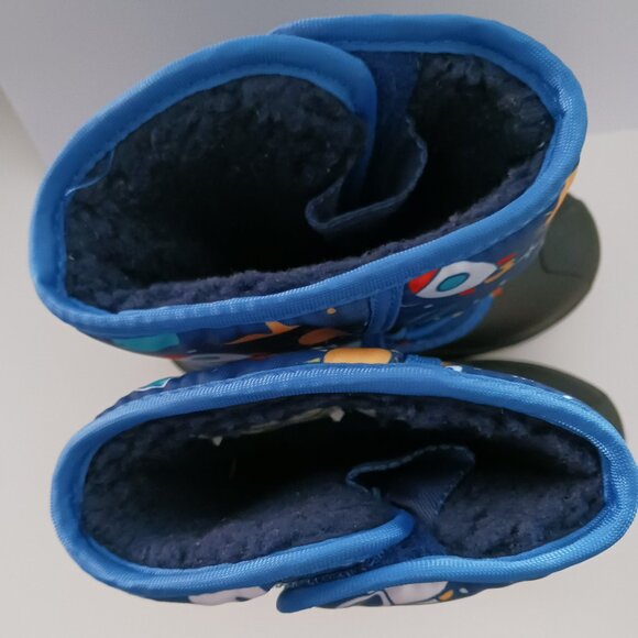 Sole Unisex Youth Insulated Waterproof Winter Snow Boots Rockets Blue  Size 7 - Picture 3 of 13